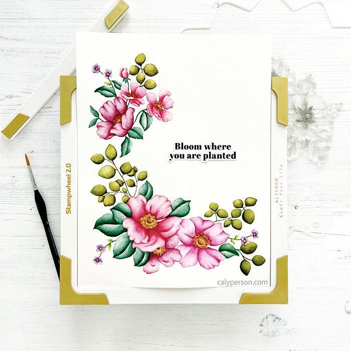 Altenew Billowing Peonies Clear Stamps alt7740 bloom | color-code:ALT02