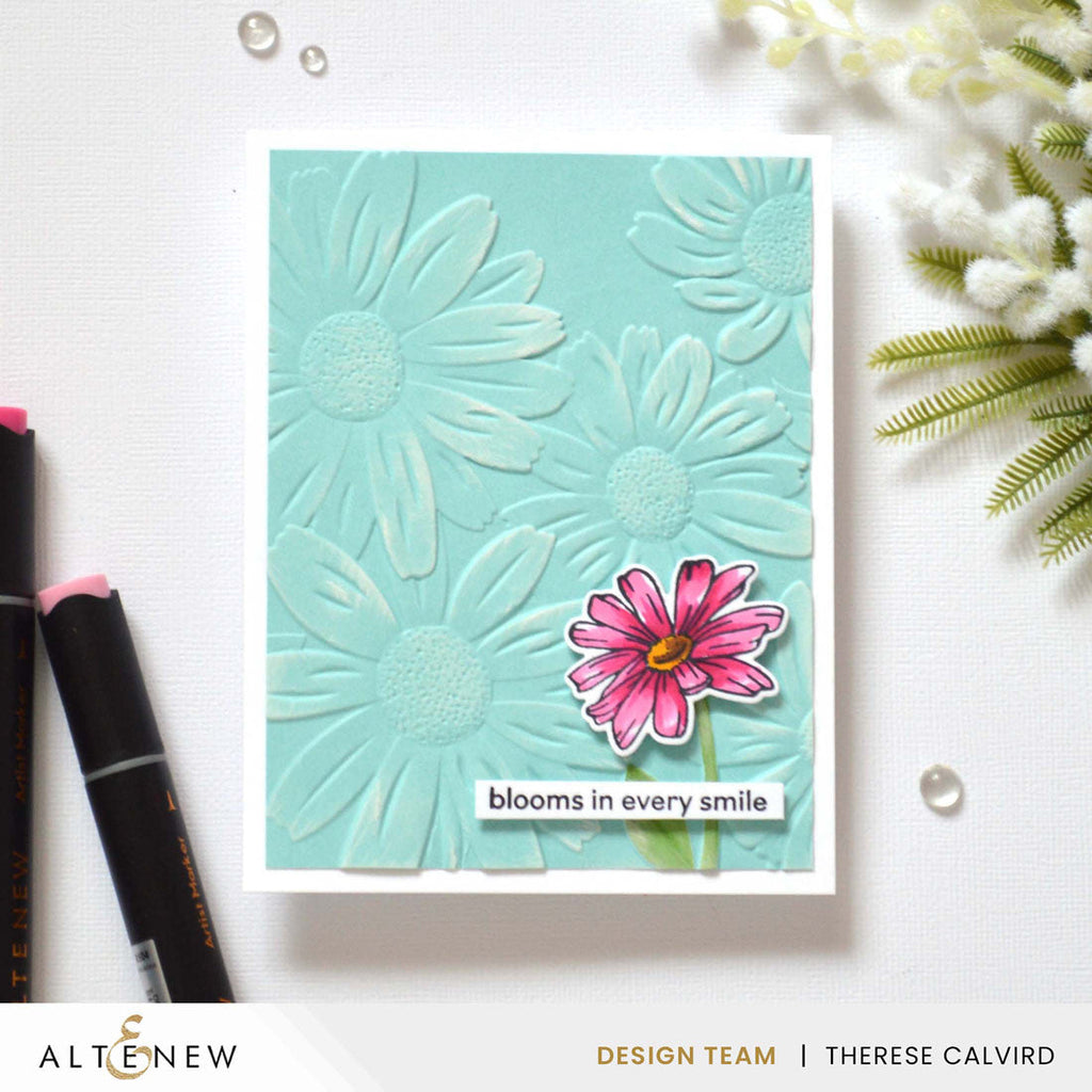 Altenew Blooms of Friendship Clear Stamps alt10049 daisies