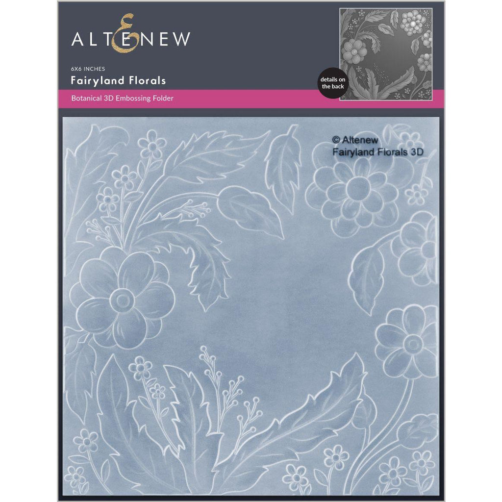 Altenew Fairyland Florals 3D Embossing Folder alt10469