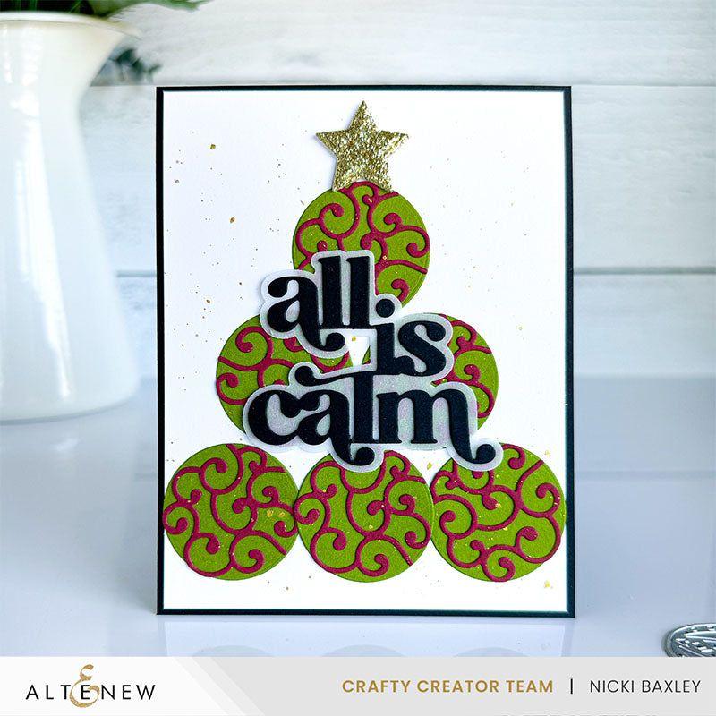 Altenew Festive Ornaments Layering Dies alt10411 gold star