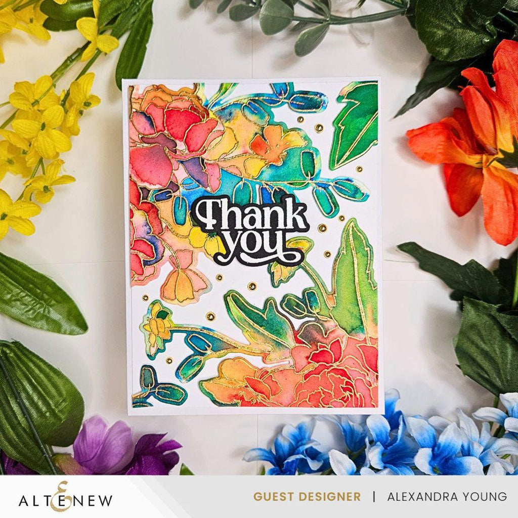 Altenew Blooming Brushwork Set thank you