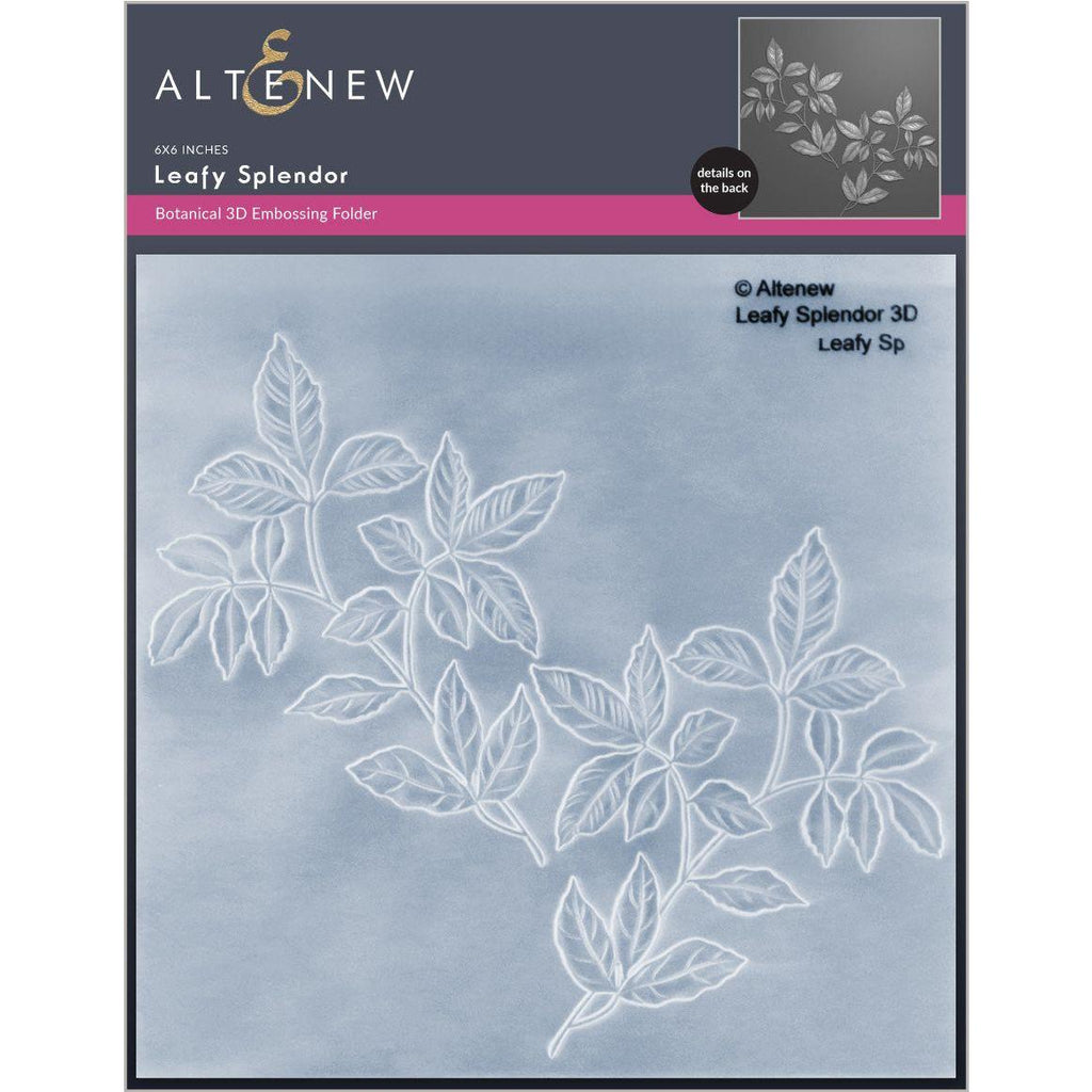 Altenew Leafy Splendor 3D Embossing Folder alt10136