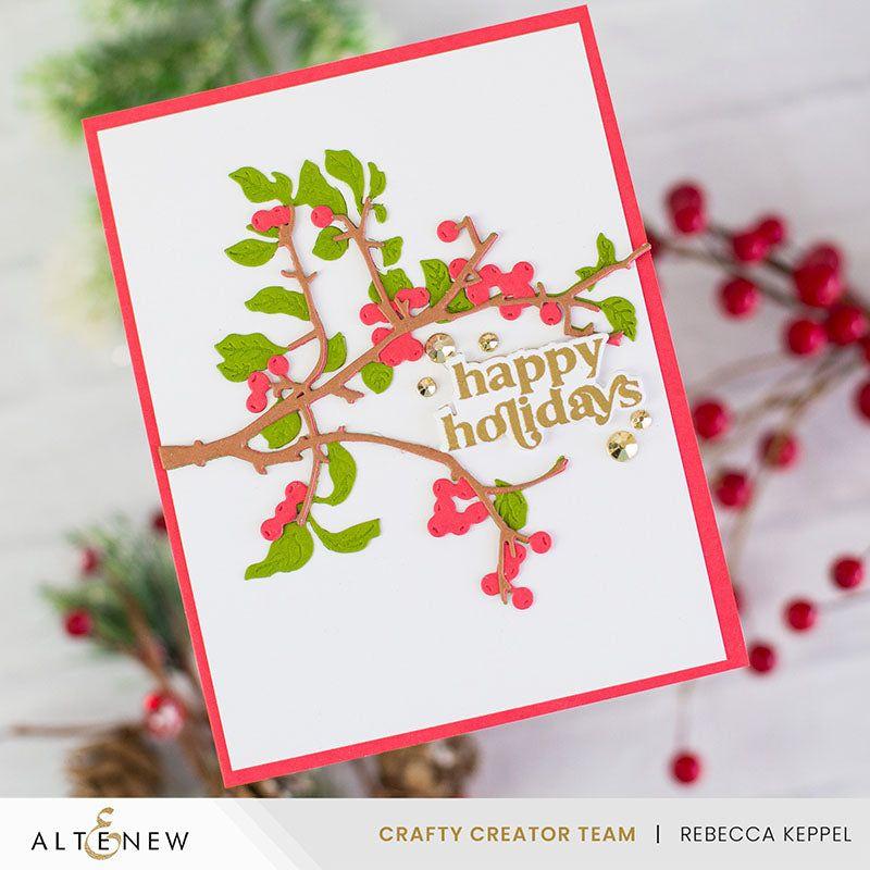 Altenew Pocket Sentiments Clear Stamps alt10395 berries