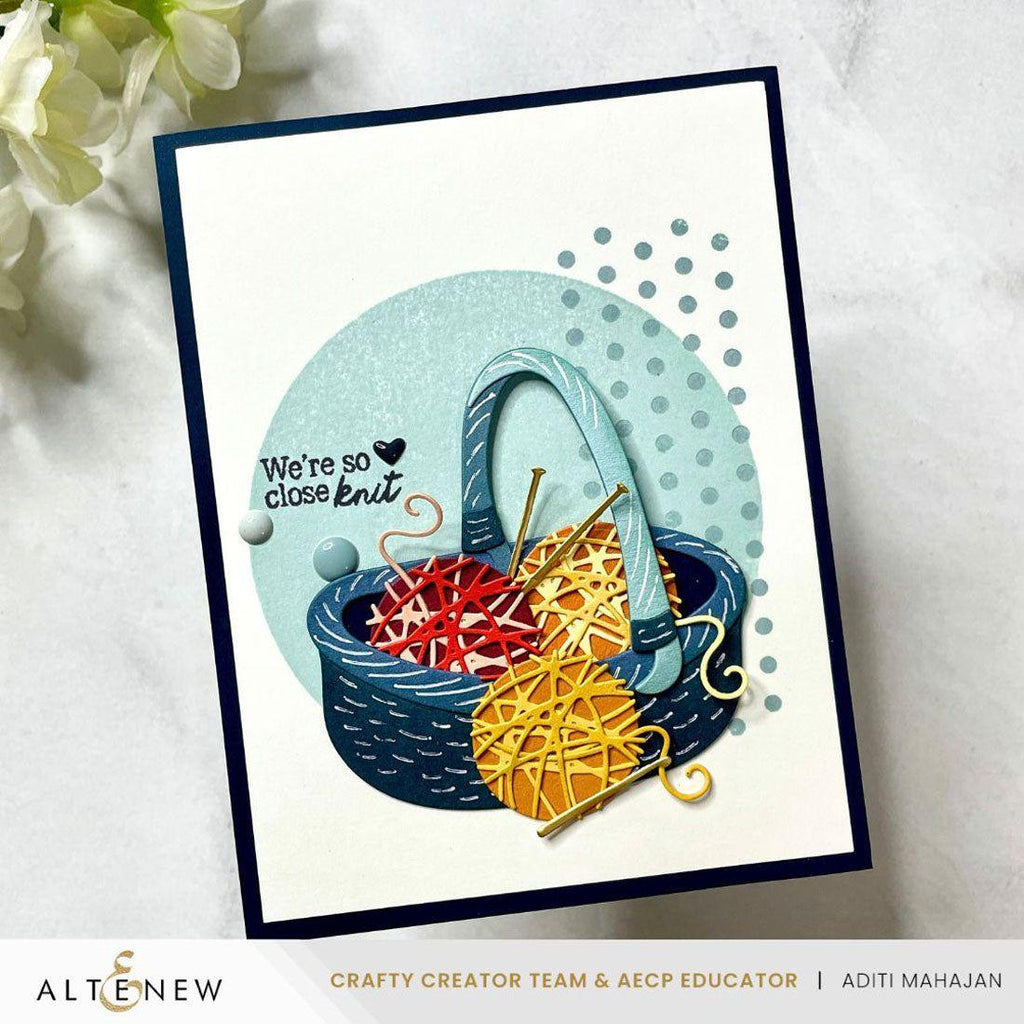 Altenew Woven Basket Layering Dies alt10482 basket