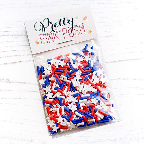 Pretty Pink Posh Americana Clay Confetti