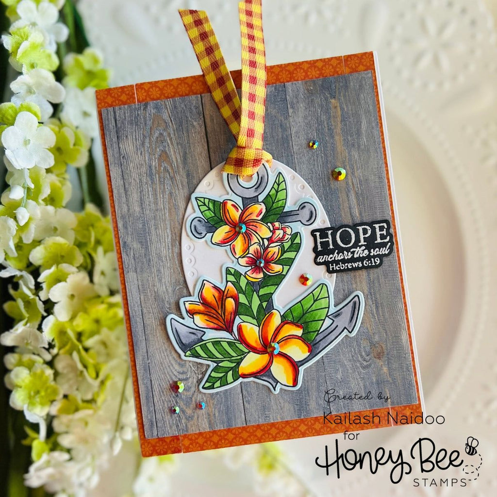 Honey Bee Anchor Of Hope Dies hbds-603 Religious Card 