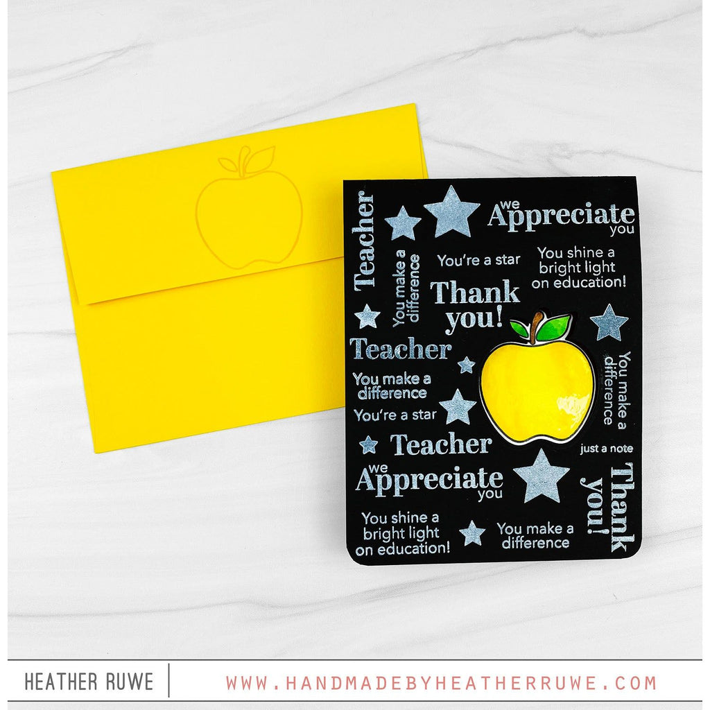 Simon Says Stamp Appreciate You Wafer Dies 1050sdc Celebrate Teacher Card | color-code:ALT07