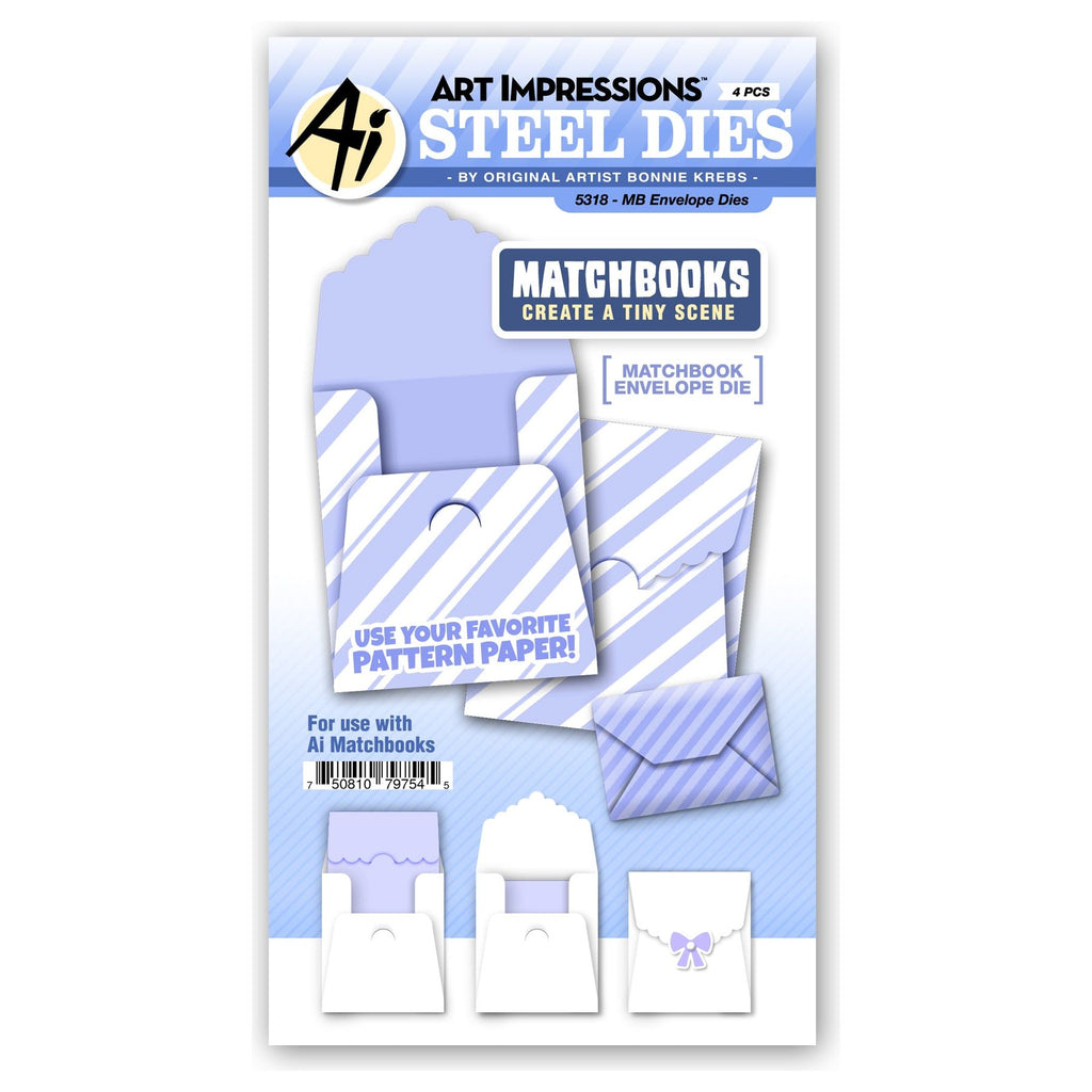 Art Impressions MATCHBOOK ENVELOPE Dies 5318