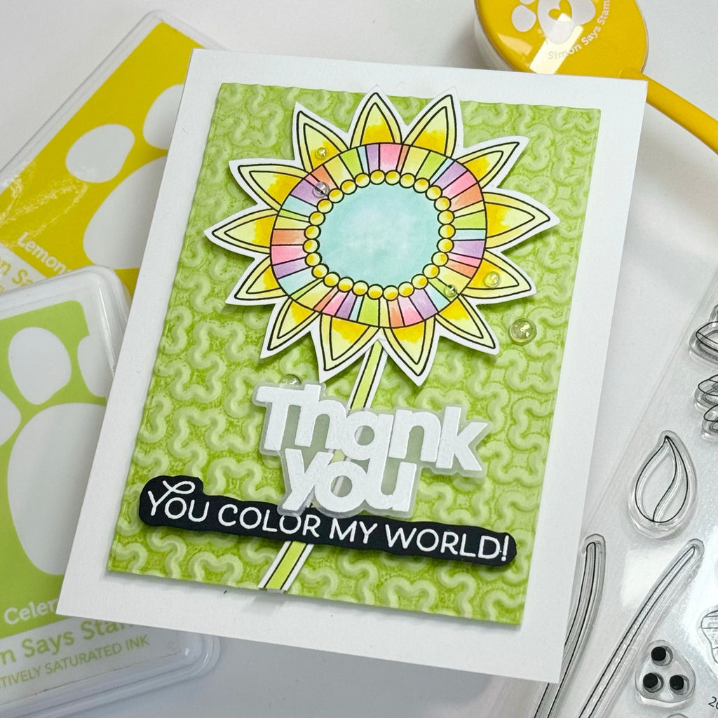 Simon Says Stamp Sweet Wishes Collection I Want It All Stamps and Coordinating Dies set881sd