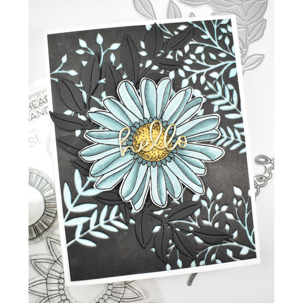 Simon Says Clear Stamps Artsy Florals 2083ssc Sweet Wishes Hello Card | color-code:ALT03