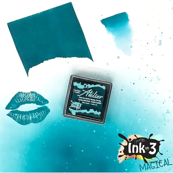 Inkon3 Atelier Trinity Teal Ink Cube