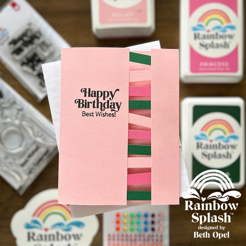 Rainbow Splash Cardstock Black rsc16 – Simon Says Stamp