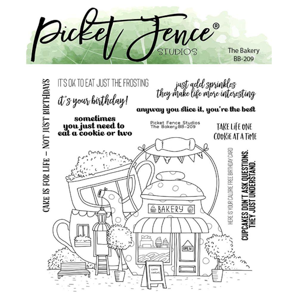 Picket Fence Studios The Bakery Clear Stamps bb-209