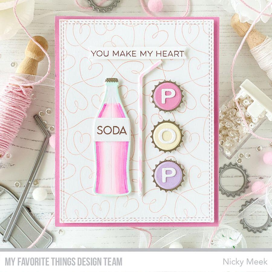 My Favorite Things Bottle Caps Dies Die-Namics mft2684 You Make My Heart | color-code:alt2