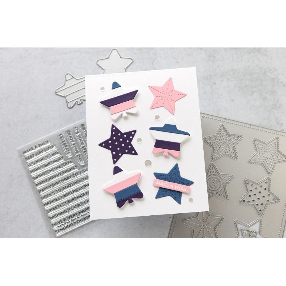 Pretty Pink Posh Star Cover Plate Dies make a wish | color-code:ALT02