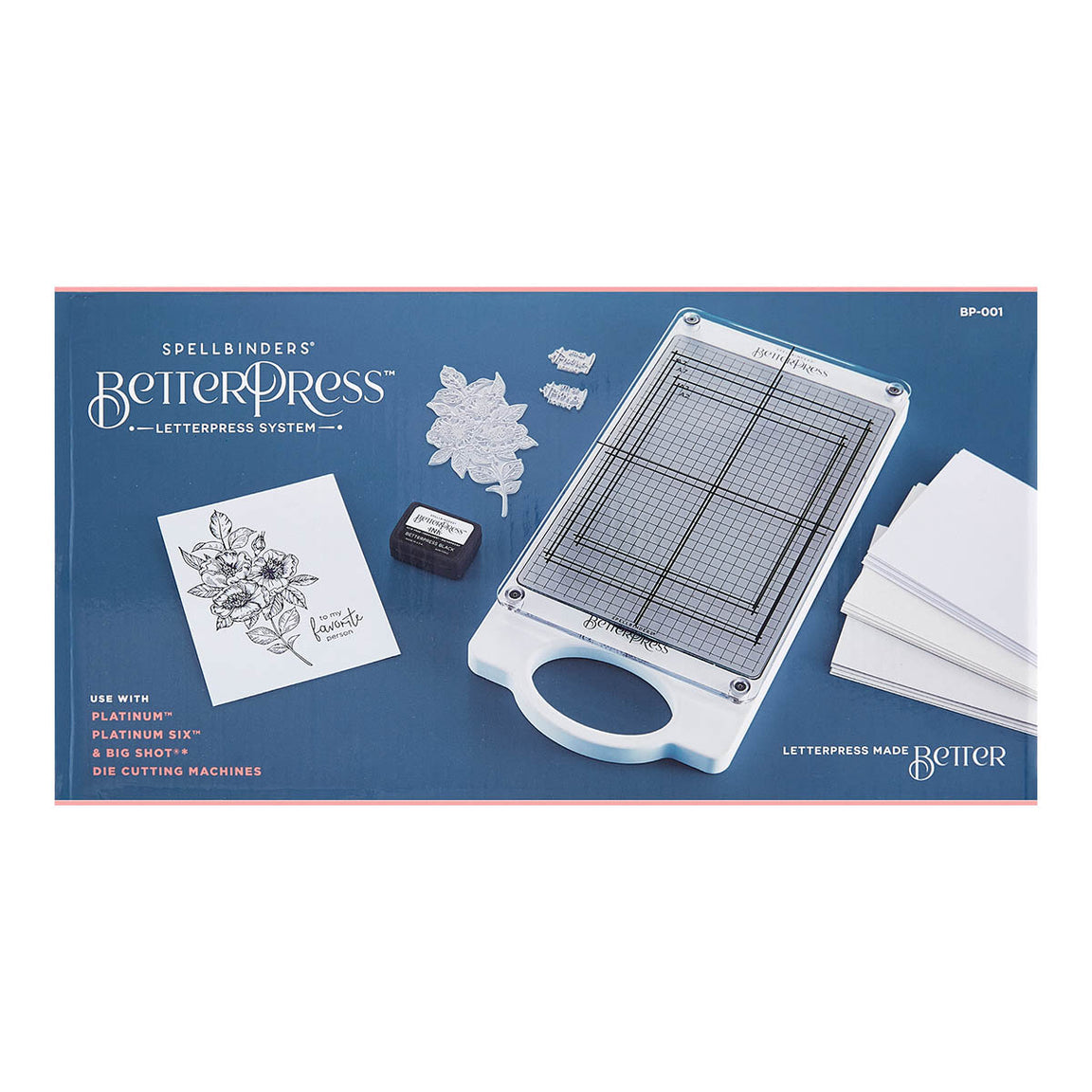 Spellbinders BetterPress Letterpress Mini Ink Pad Set 4/Pkg-Desert Sunset -  813233037527