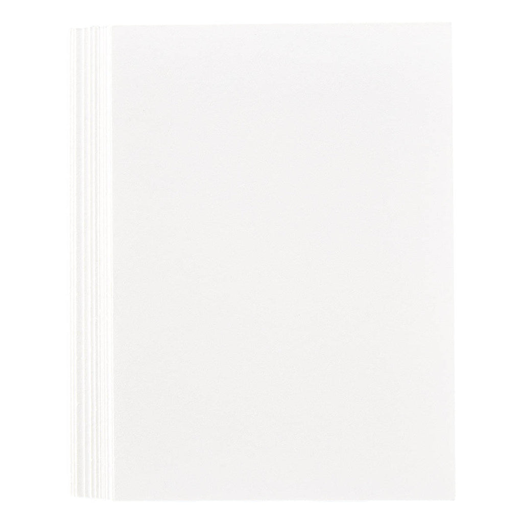 BPC-012 Spellbinders Porcelain Double Weight BetterPress A7 Cotton Card Panels 25 Pack Porcelain