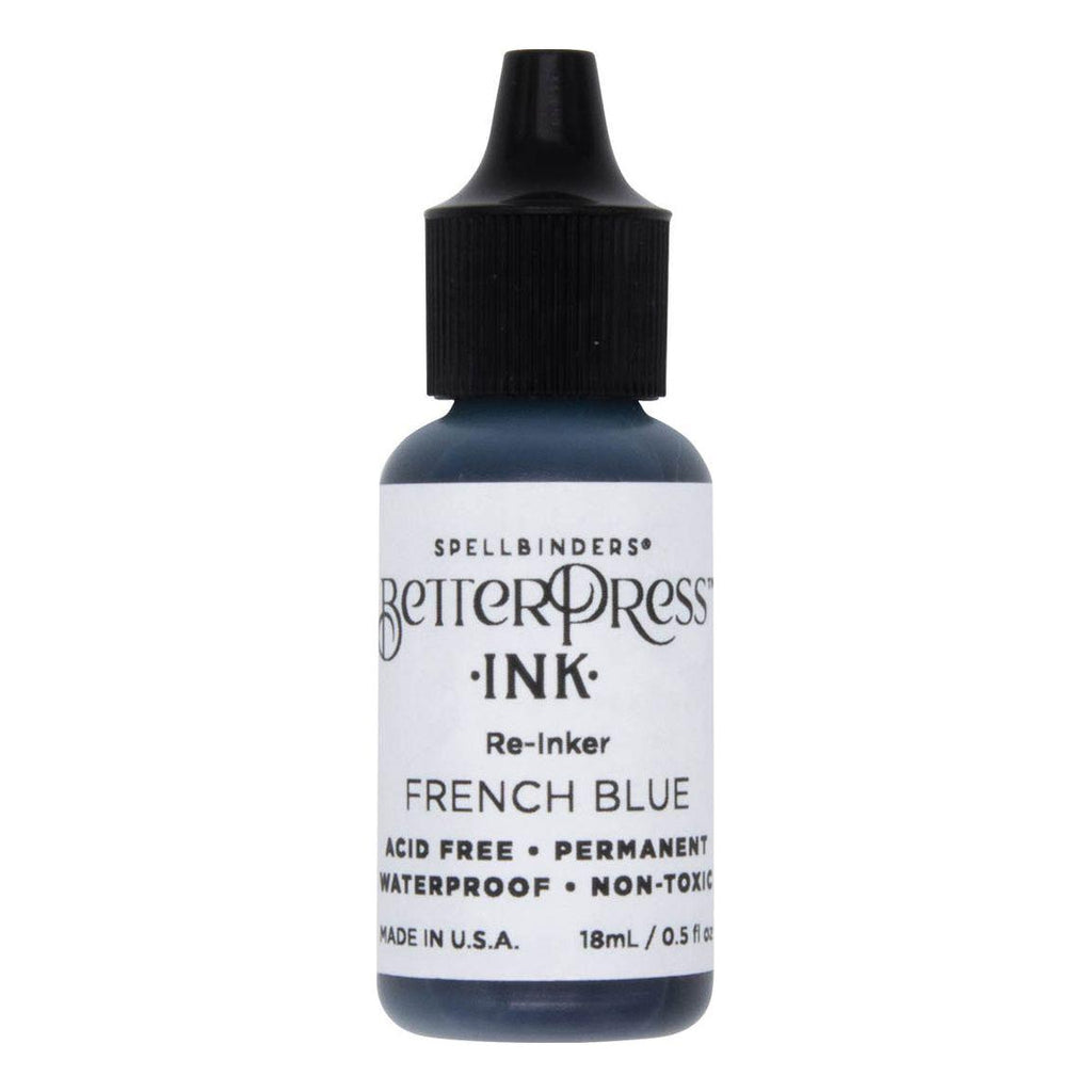 BPI-005 Spellbinders BetterPress Ink Reinker French Blue