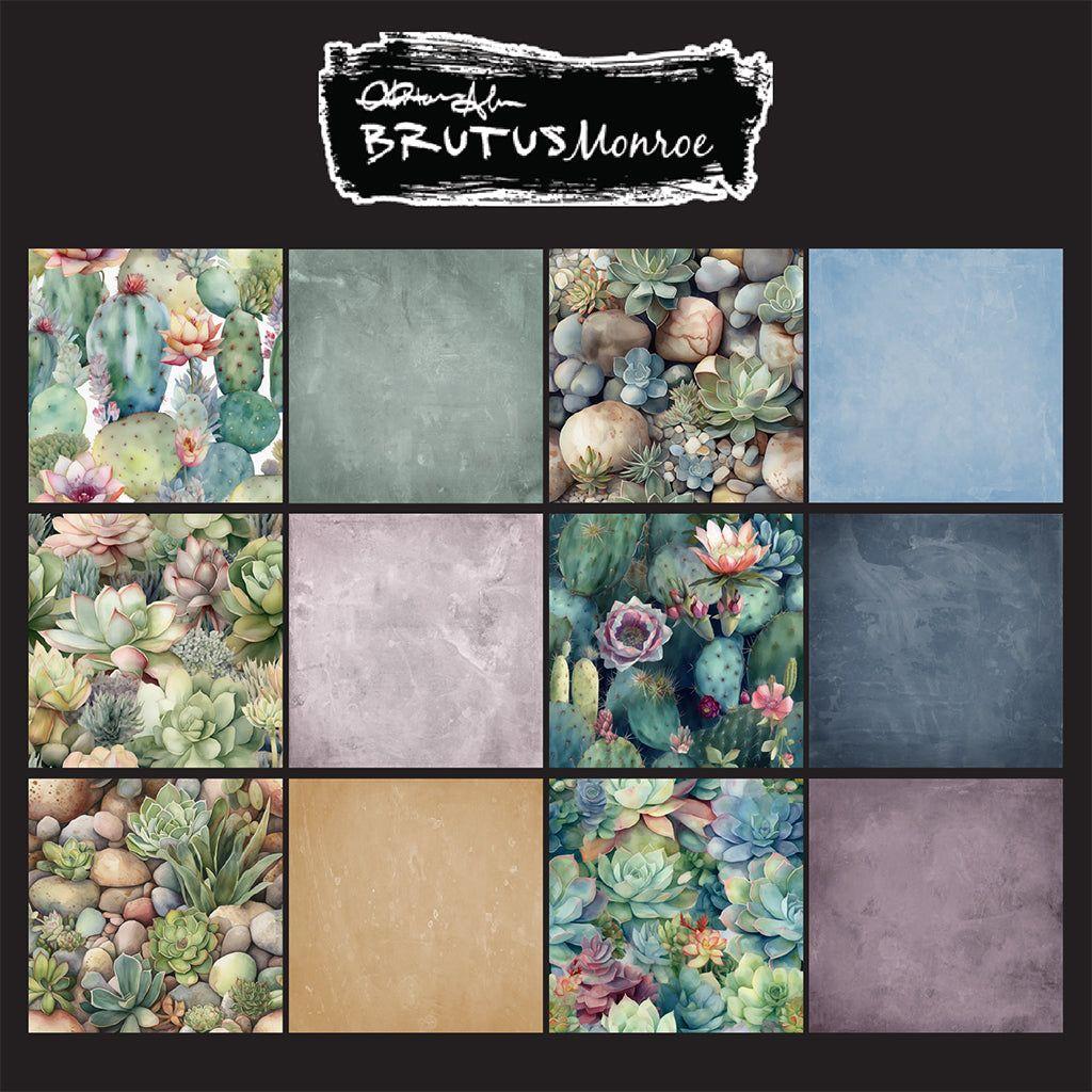 Brutus Monroe Terrarium 6x6 Paper Pad bru0108 package back