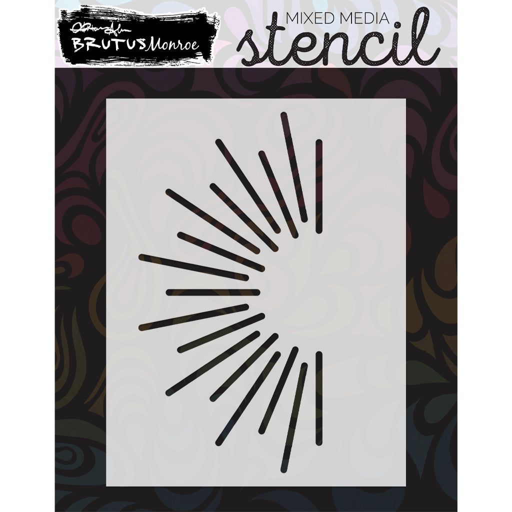 Brutus Monroe Sunrise Simple Blend Stencil bru0718