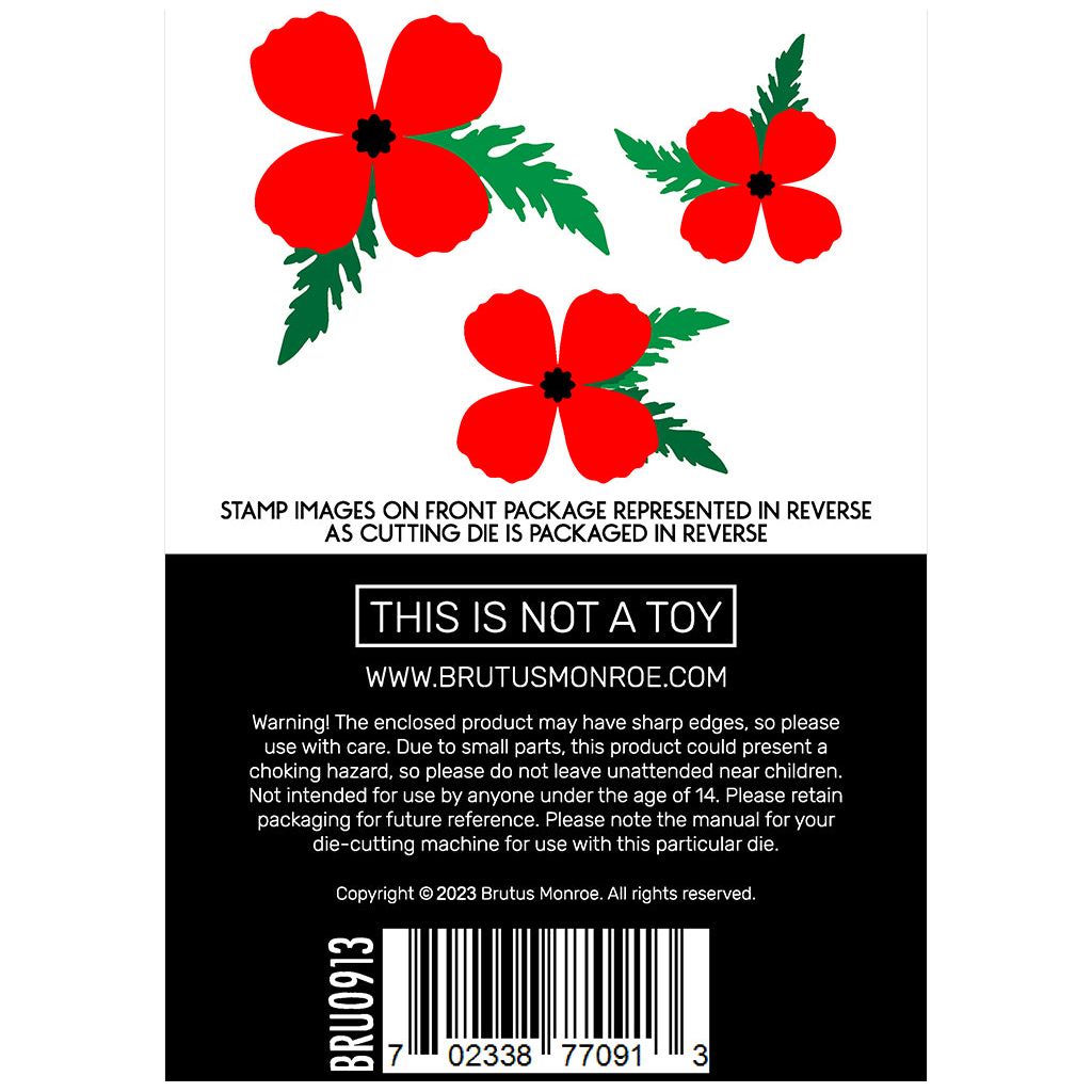 Brutus Monroe Poppy Flowers Dies Bru0913 – Simon Says Stamp