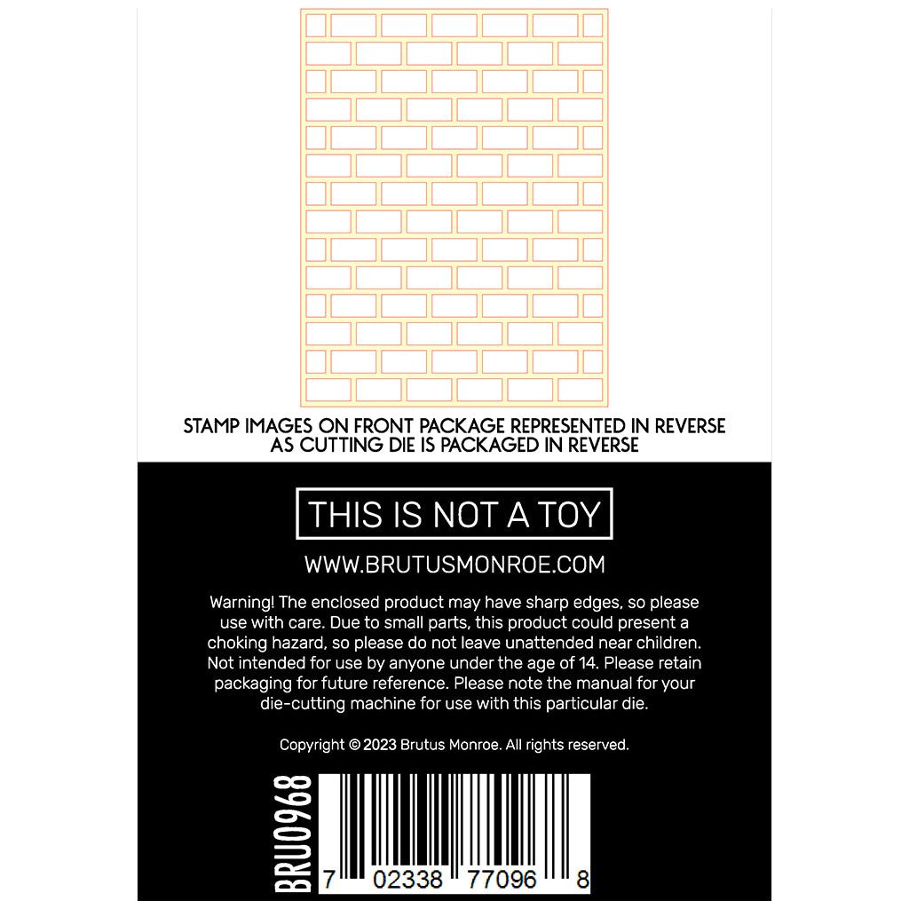 Brutus Monroe Bricks A2 Cover Plate Die Bru0968 – Simon Says Stamp