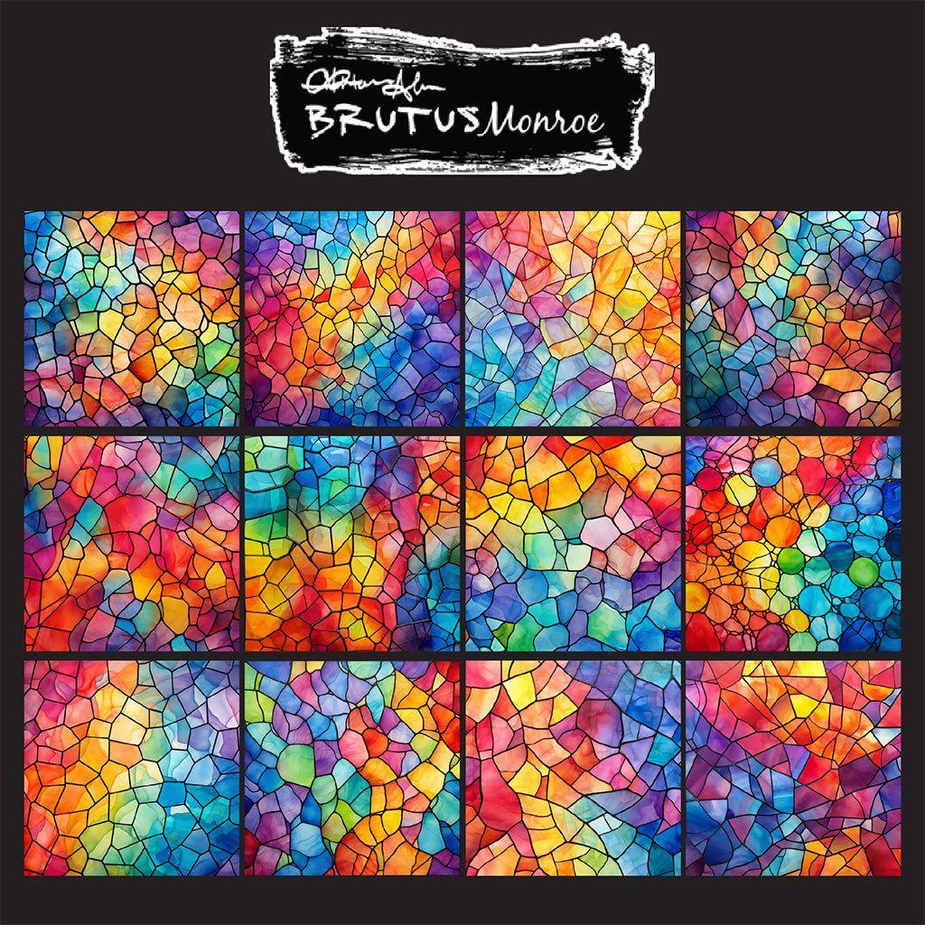 Stained Rainbow 6x6 Paper Pad bru1450 sheets