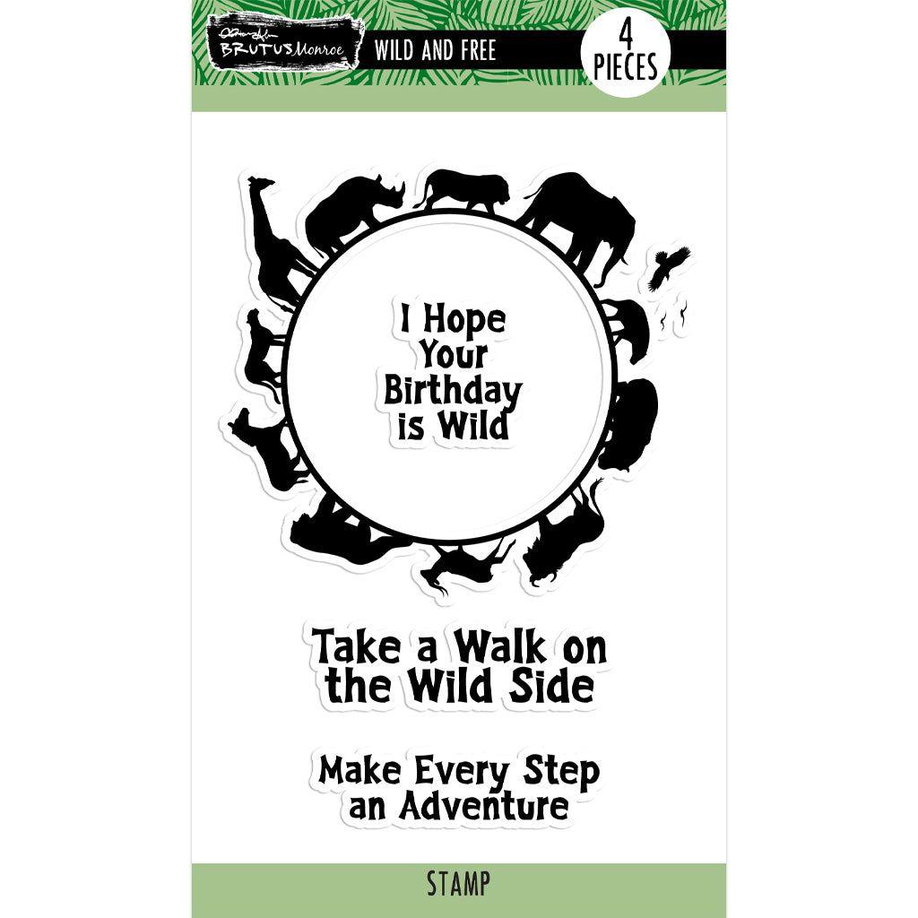 Brutus Monroe Wild and Free Clear Stamp Set bru3839