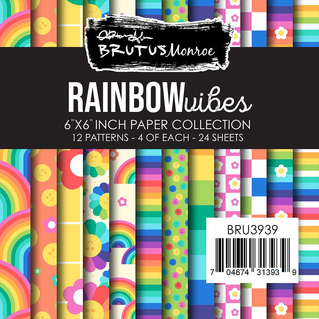 Brutus Monroe Rainbow Vibes 6x6 Paper Pad bru3939