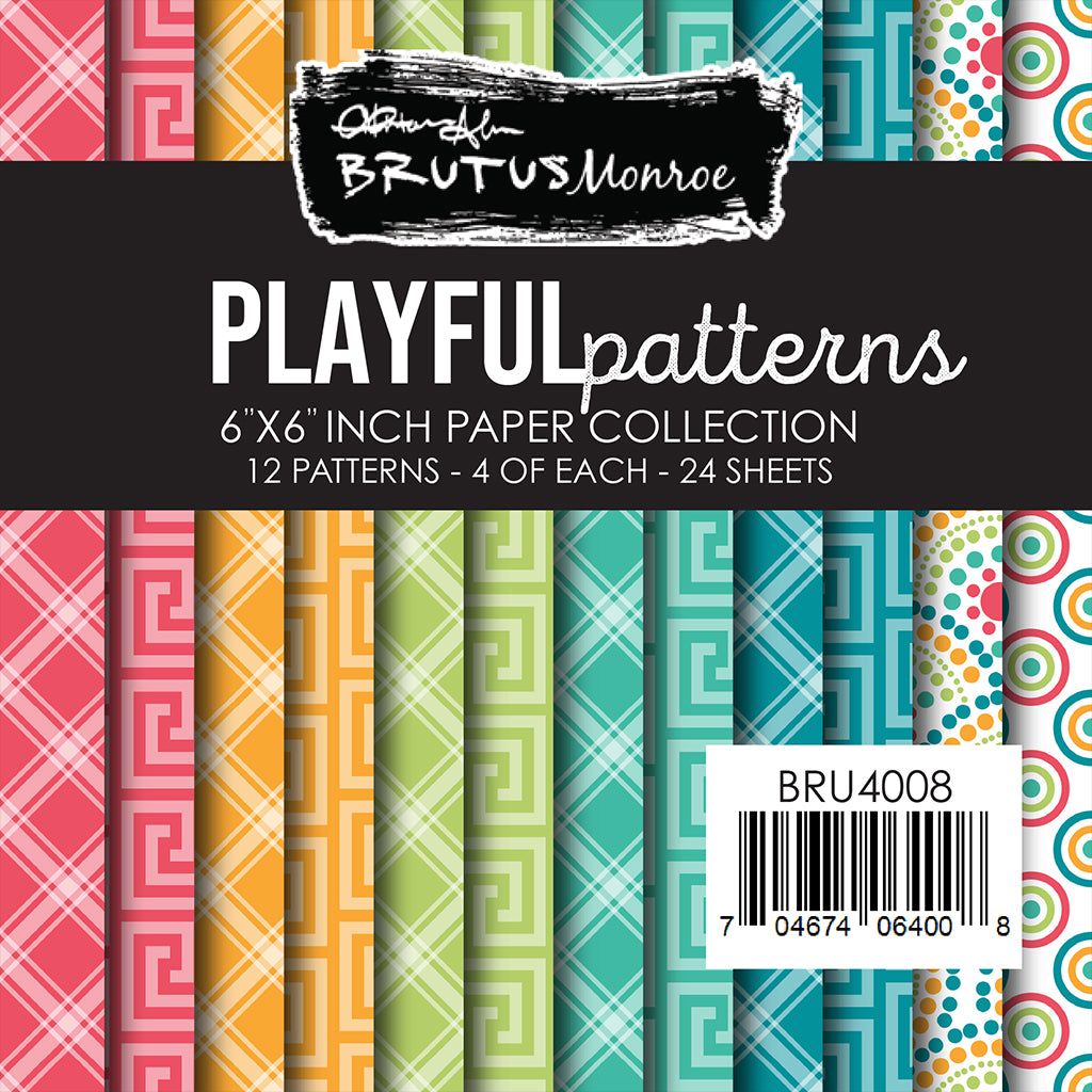 Brutus Monroe Playful Patterns 6x6 Paper Pad bru4008