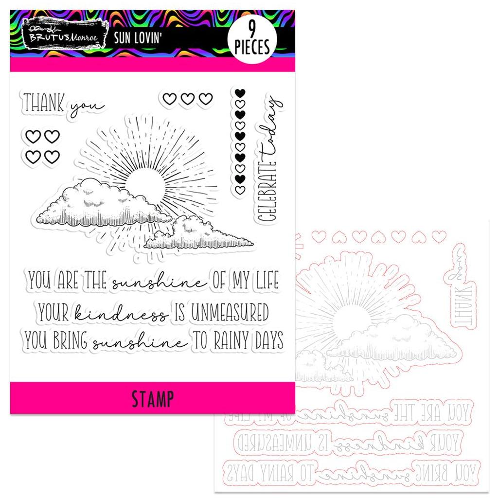 Brutus Monroe Sun Lovin' Stamp and Die Bundle bru4539