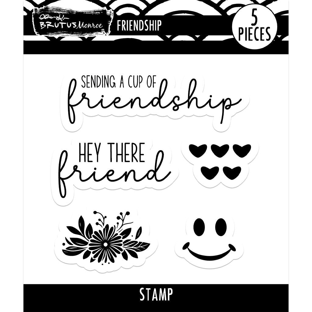 Brutus Monroe Friendship Clear Stamps bru7560