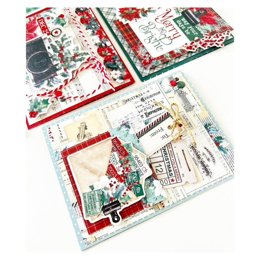 Simple Stories Vintage 'Tis The Season Floral Bits And Pieces 20723 Vintage Christmas Project