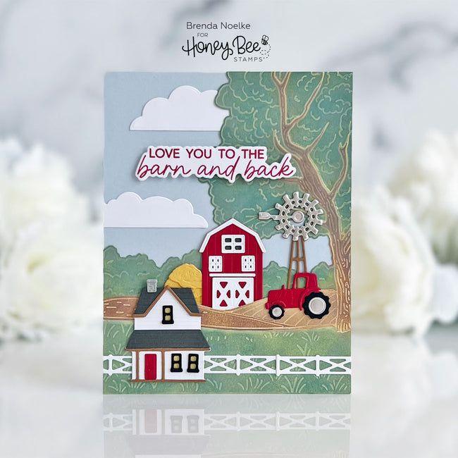 Honey Bee On The Farm Dies hbds-otfm Brenda Noelke Card