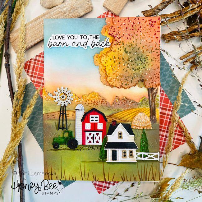 Honey Bee On The Farm Dies hbds-otfm Bobbi Lemanski card