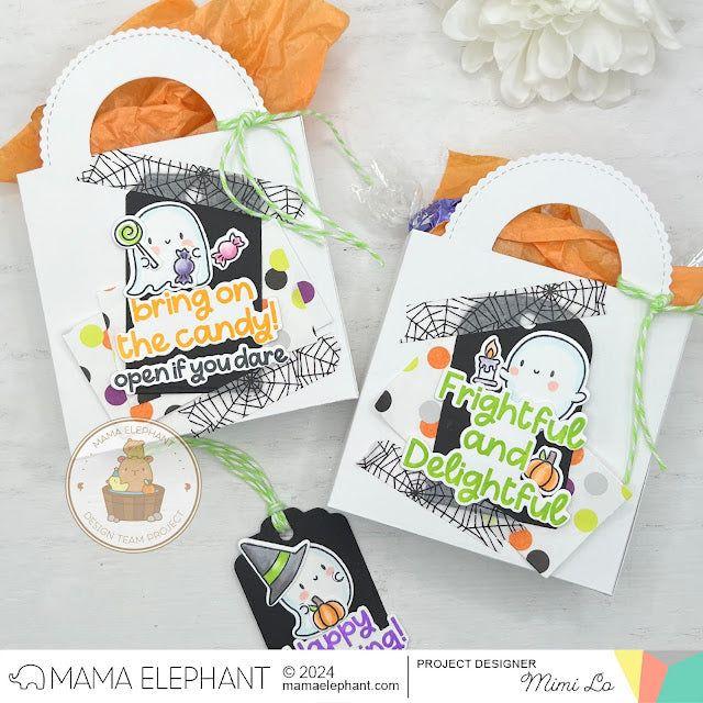 Mama Elephant Be Scary Creative Cuts Steel Dies treat bags