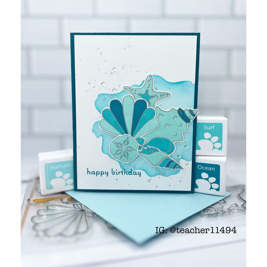 Simon Says Stamp Beachcombing Bundle set817bc Sunny Vibes Birthday Card | color-code:ALT05