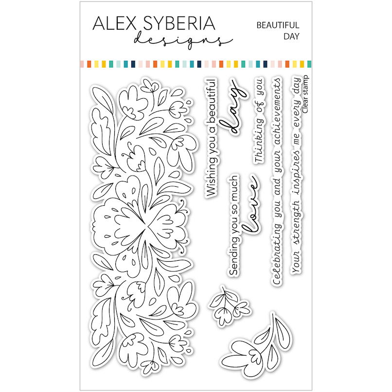 Alex Syberia Designs Beautiful Day Clear Stamp Set asd-sta-144