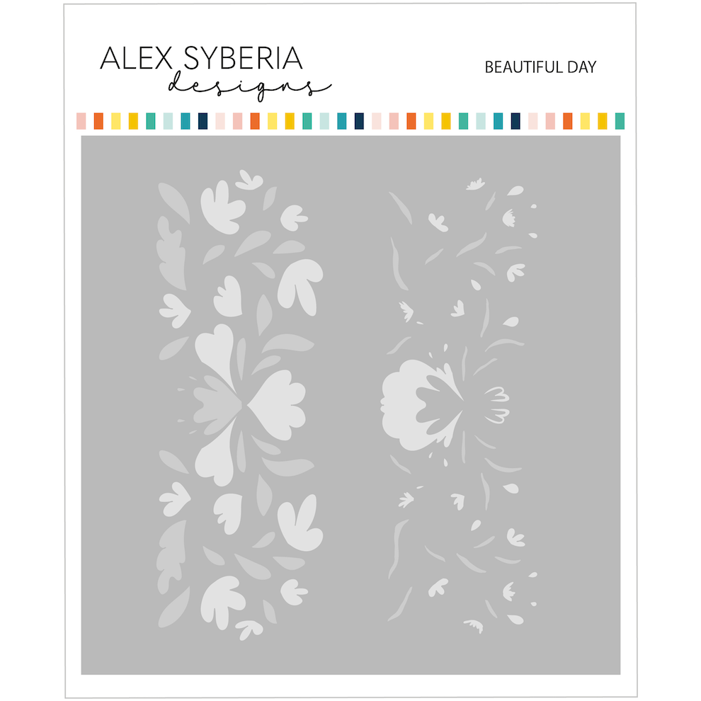 Alex Syberia Designs Beautiful Day Stencil Set asd-ste-144