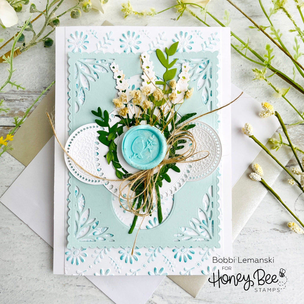 Honey Bee Spring Bird Wax Stamper hbtl-ws-brd Spring Themed Card | color-code:ALT01