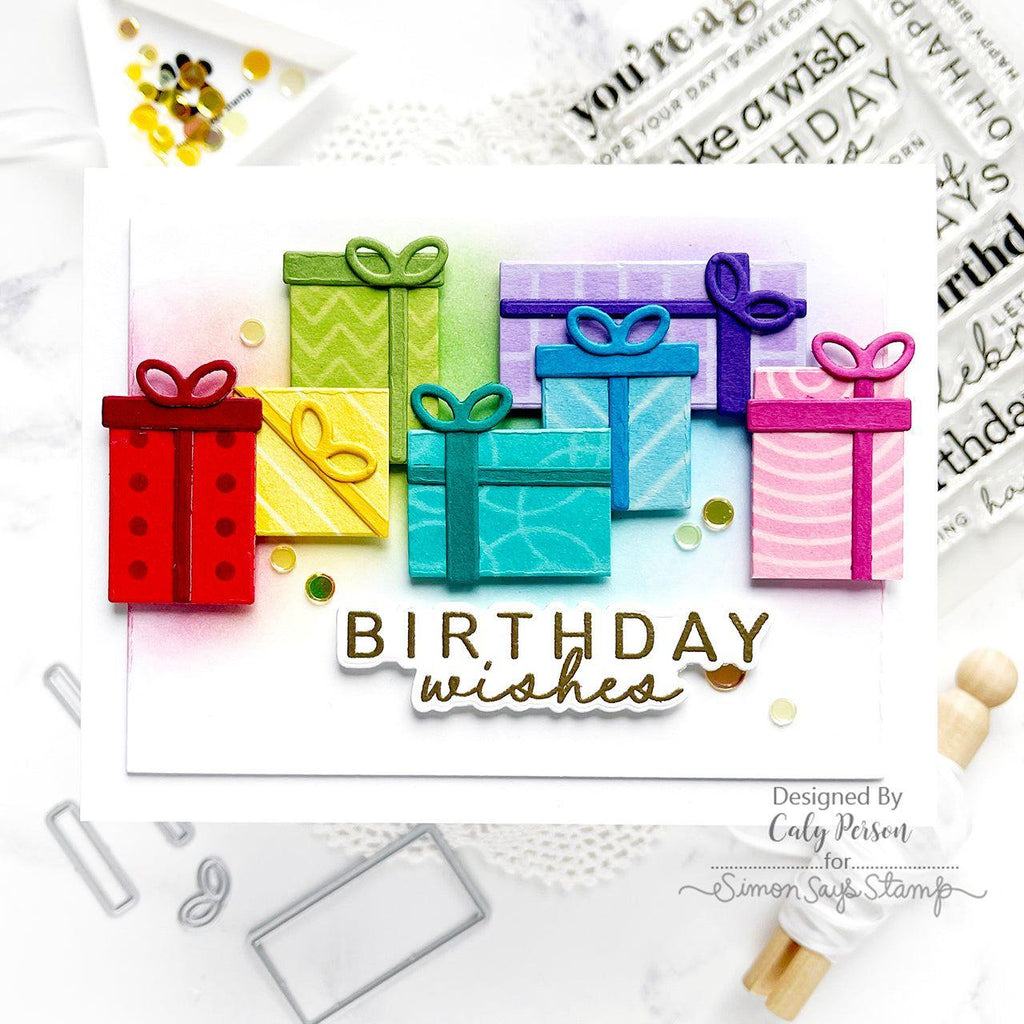 CZ Design Stamps And Dies Birthday Basics set740bb Splendor Birthday Card | color-code:ALT03