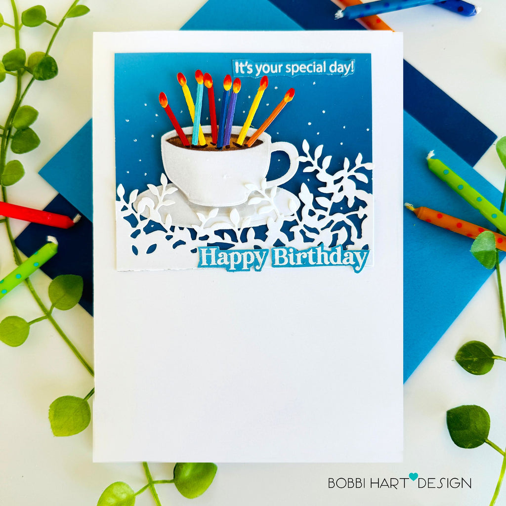 Simon Says Stamp Birthday Coffee Wafer Dies 1188sd Sweet Wishes Birthday Card