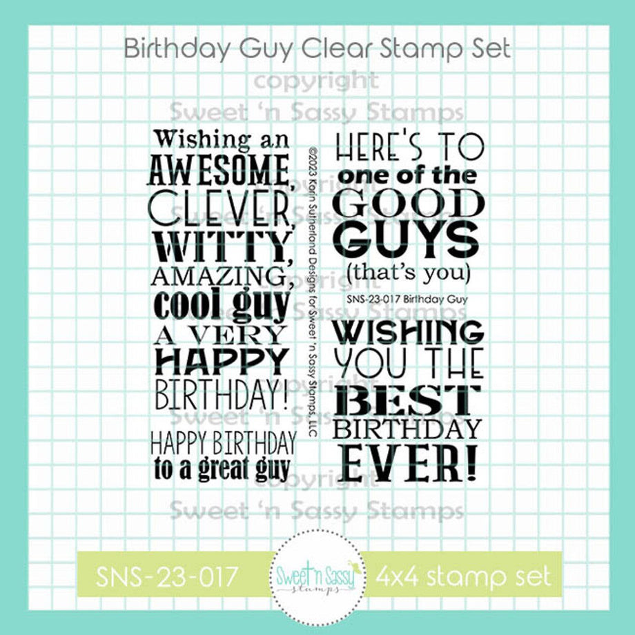 Happy Birthday to You Designer Stamps with Cut Files