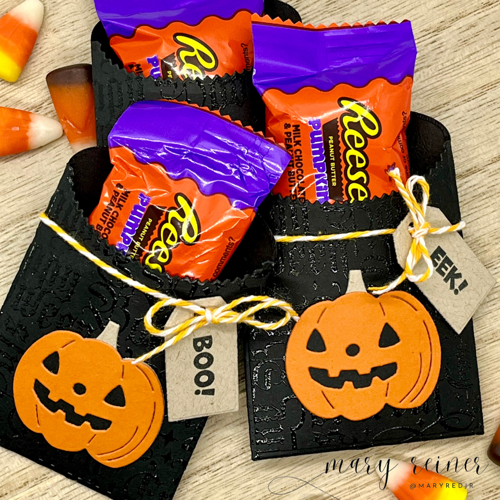 Simon Says Stamp Cardstock 100# So Very Black sss131 Sweet Wishes Halloween Treat Holders