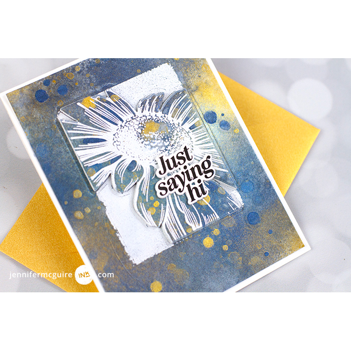 Simon Says Stamp Bold Botanicals Wafer Dies sss462 Sunny Vibes Hi Card | color-code:ALT01