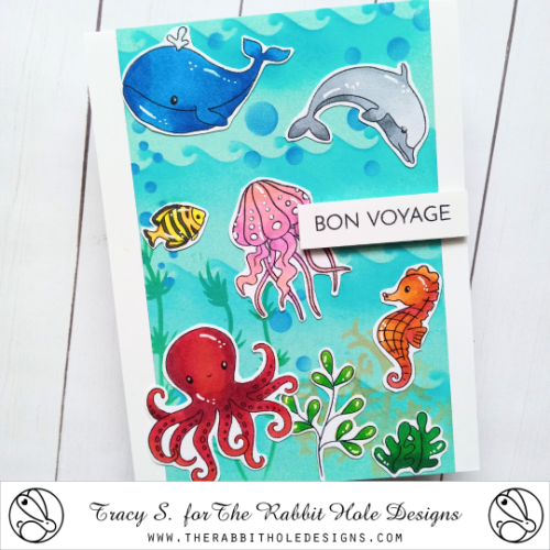 The Rabbit Hole Designs Sea-ing is Believing Clear Stamps TRH-203 Ocean