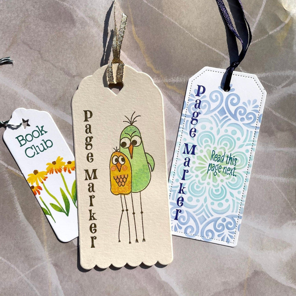 Gina K Designs Make A Bookmark Clear Stamps dw29 Page Marker