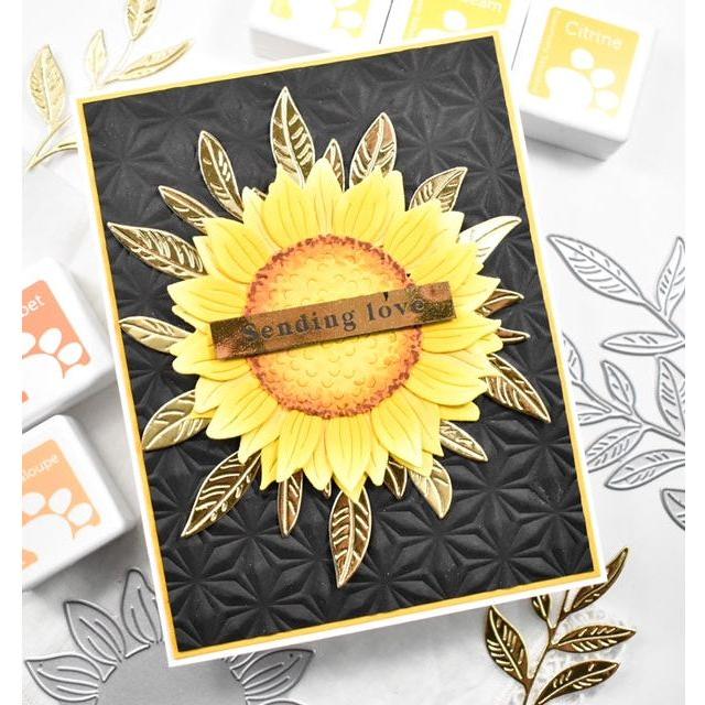 Simon Says Stamp Bountiful Sunflower Blossom Wafer Die s848 Out Of This World Love You Card | color-code:ALT01