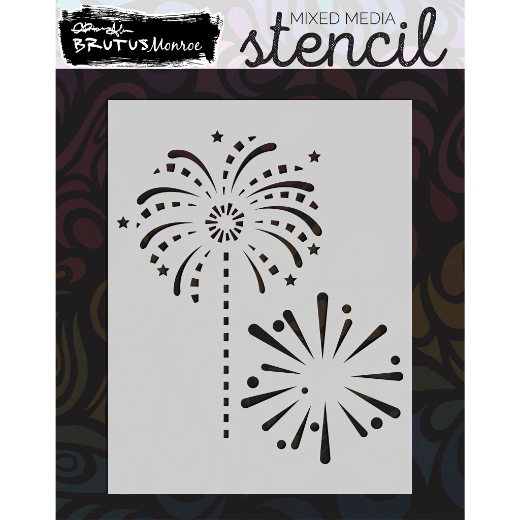 Brutus Monroe A2 Stencil Fair Fireworks bru8590