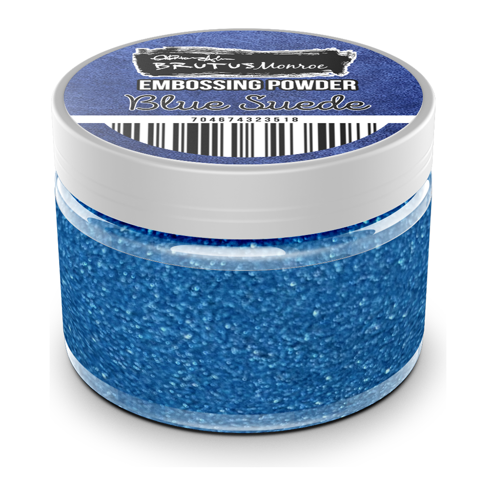 Brutus Monroe Embossing Powder Blue Suede bru3518-2